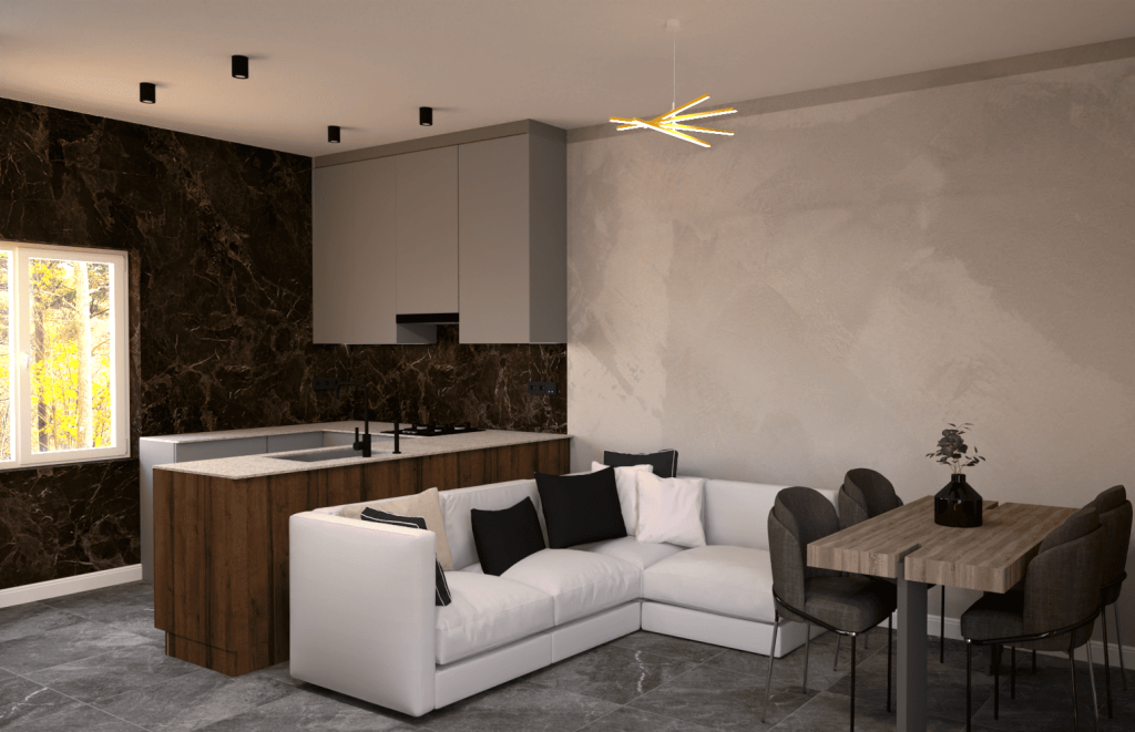 Дизайн кухні — проєкт інтер'єру DNL Design